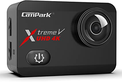 Campark X30 Cámara Deportiva 4K/60fps WiFi 20MP Pantalla Táctil EIS Camara Acuatica Sumergible Agua de 40M con 2×1350mAh Baterías y Cargador, Múltiples Accesorios Kit Compatible con gopro