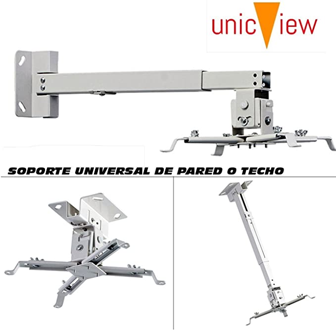 Soporte de Techo para proyector, Color Blanco